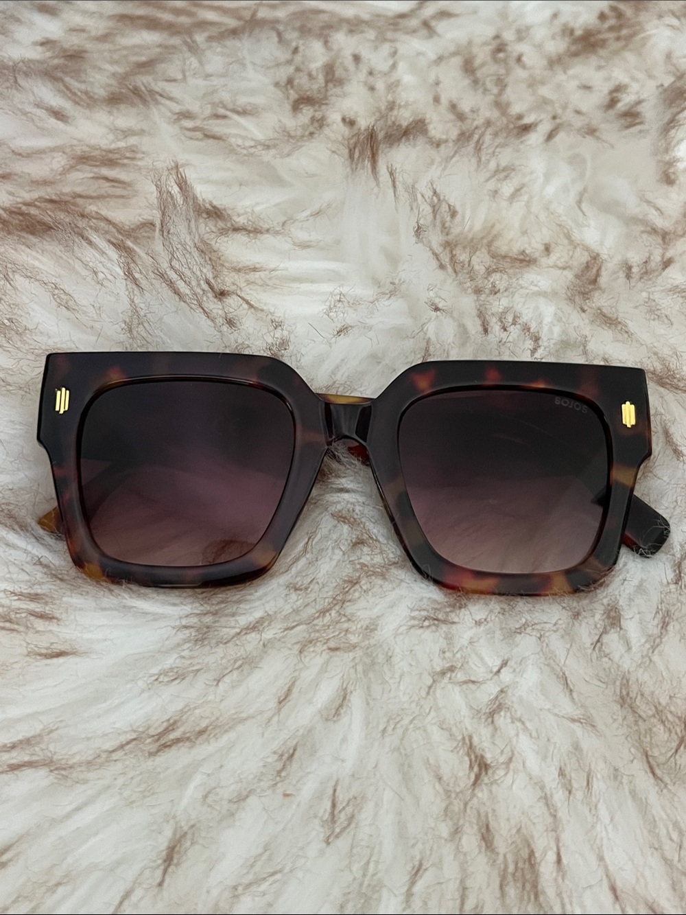 Tortoiseshell Square Sunglasses - Unbranded